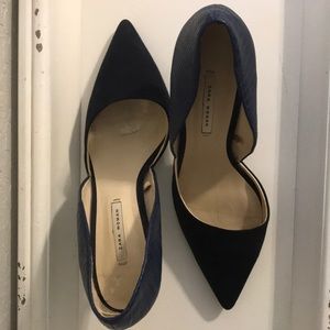 Zara suede heel